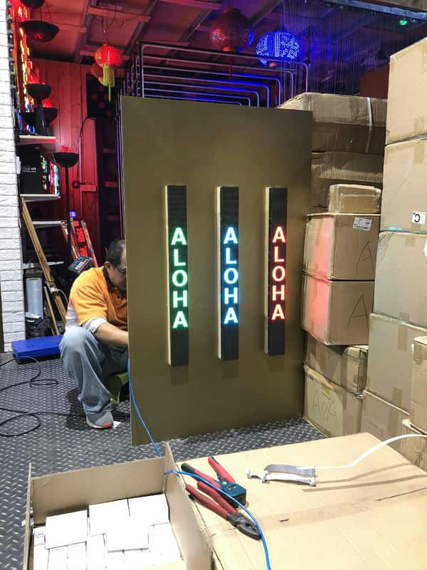 阿囉哈LED總匯讓店面一秒成為網紅打卡熱點